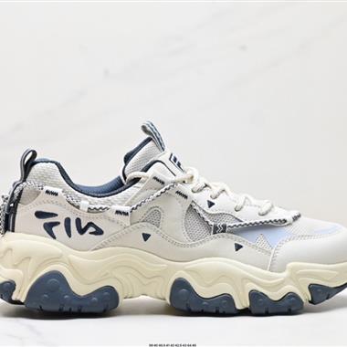 FILA  FLUID 5 貓爪5.0 簡約舒適 防滑耐磨低幫老爹鞋