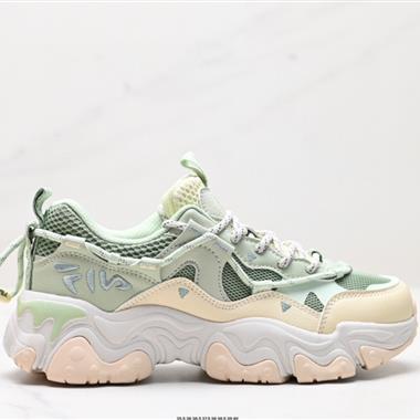 FILA  FLUID 5 貓爪5.0 簡約舒適 防滑耐磨低幫老爹鞋