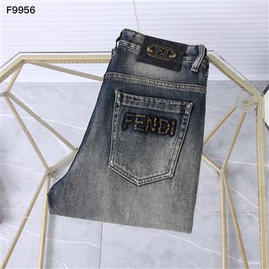 FENDI   2024秋冬新款休閒牛仔褲