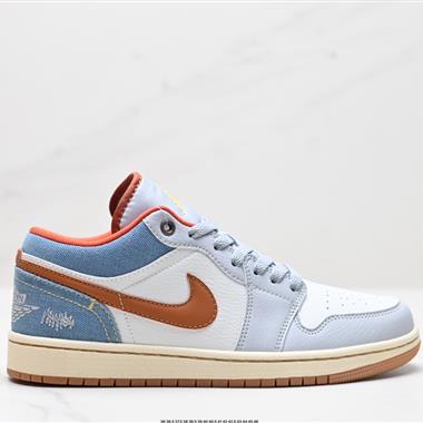 Nike Air Jordan 1 Low SE”Phantom Denim Swoosh“AJ1