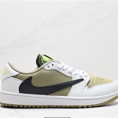 fragment design x Travis Scott x Nike Air Jordan 1 Low OG SP”Black/Green Toe“AJ1