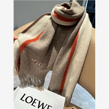 LOEWE   2024秋冬新款時尚圍巾 尺寸：180-30