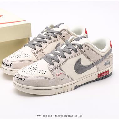 NIKE DUNK LOW 扣籃系列 解構抽繩復古低幫休閑運動滑板板鞋