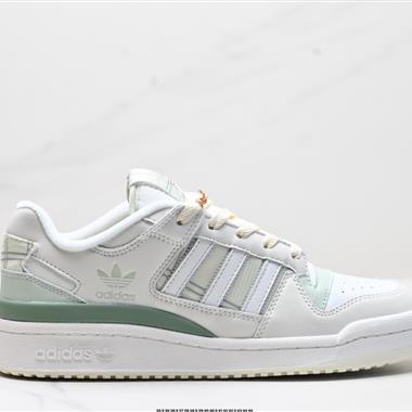 Adidas Forum LOW CL三葉草低邦 經典魔術貼復古板鞋