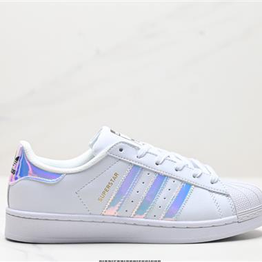 Adidas 三葉草 Originals Superstar貝殼頭系列低幫經典百搭休閑運動板鞋