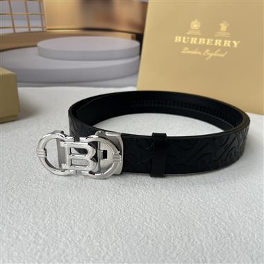 BURBERRY    2024新款時尚皮帶  3.5CM