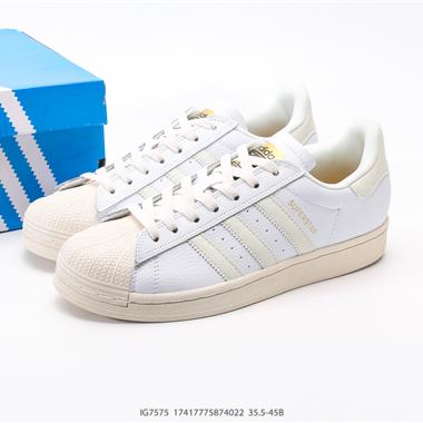 ADIDAS SUPERSTAR 三葉草經典貝殼頭系列休閑板鞋潮流運動鞋