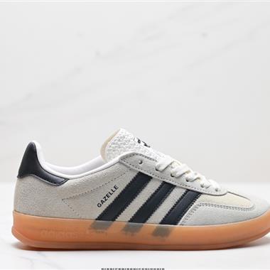 Adidas Originals GAZELLE INDOOR W三葉草休閑防滑耐磨低幫板鞋