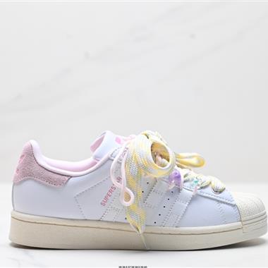 Adidas 三葉草 Originals Superstar貝殼頭系列低幫經典百搭休閑運動板鞋