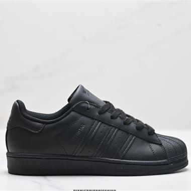 Adidas三葉草 Originals Superstar貝殼頭系列低幫經典百搭休閑運動板鞋