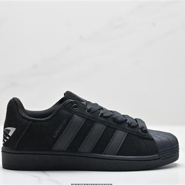 Adidas三葉草 Originals Superstar貝殼頭系列低幫經典百搭休閑運動板鞋