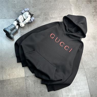 GUCCI   2024秋冬新款衛衣帽T 男女同款