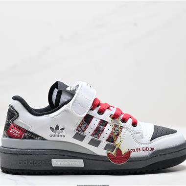 Adidas Forum LOW CL三葉草低邦 經典魔術貼復古板鞋 