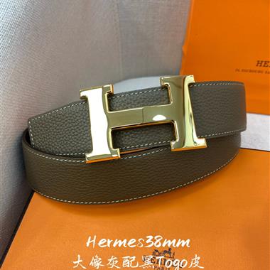 HERMES   2025新款時尚皮帶   3.8CM