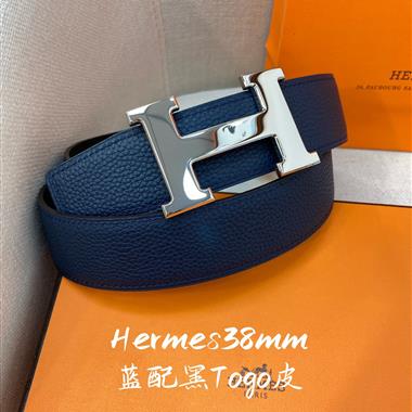 HERMES   2025新款時尚皮帶   3.8CM