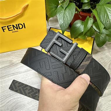 FENDI   2025新款時尚皮帶   4.0CM