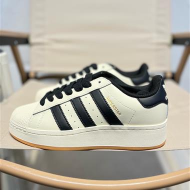 Adidas Originals Superstar XLG 貝殼頭厚底休閑板鞋