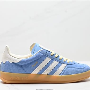 Adidas Originals Gazelle INdoor 三葉草休閑防滑耐磨低幫板鞋