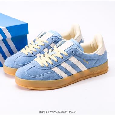 Adidas Originals Gazelle INdoor 三葉草休閑防滑耐磨低幫板鞋