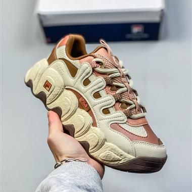 FILA 斐樂可頌面包鞋老爹鞋