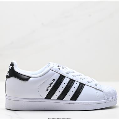 Adidas 三葉草 Originals Superstar貝殼頭系列低幫經典百搭休閑運動板鞋