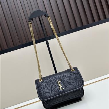 YSL  2025新款女生時尚包包  尺寸：18×12.5×5CM