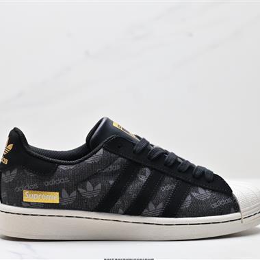 Adidas Originals Superstar  三葉草 貝殼頭 系列低幫經典百搭休閑運動板鞋