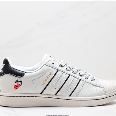 Adidas Originals Superstar  三葉草 貝殼頭 系列低幫經典百搭休閑運動板鞋