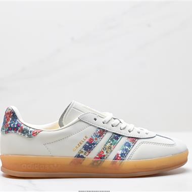 Adidas Originals Gazelle INdoor 三葉草休閑防滑耐磨低幫板鞋