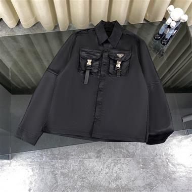 PRADA   2025夏季新款長袖襯衫 尺寸偏大