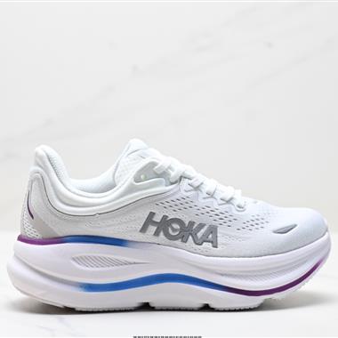 HOKA ONE ONE Bondi 9 復古舒適防滑耐磨 低幫 山地戶外跑步鞋