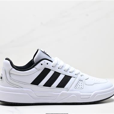 Adidas LITE BALLER 織物合成革 舒適百搭 平衡透氣低幫 板鞋