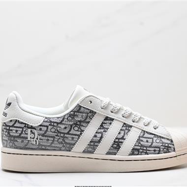Adidas Originals Superstar  三葉草 貝殼頭系列低幫經典百搭休閑運動板鞋