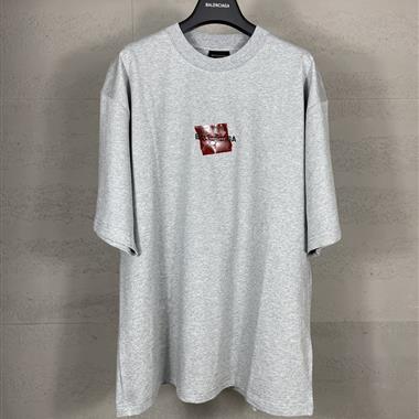 Balenciaga   2025夏季新款短袖T恤  尺寸偏大