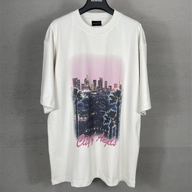 Balenciaga   2025夏季新款短袖T恤  尺寸偏大