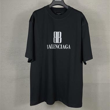 Balenciaga   2025夏季新款短袖T恤  尺寸偏大