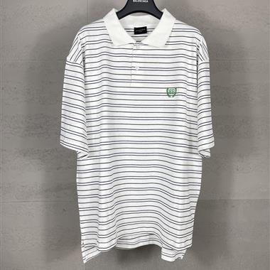 Balenciaga   2025夏季新款短袖POLO衫  尺寸偏大