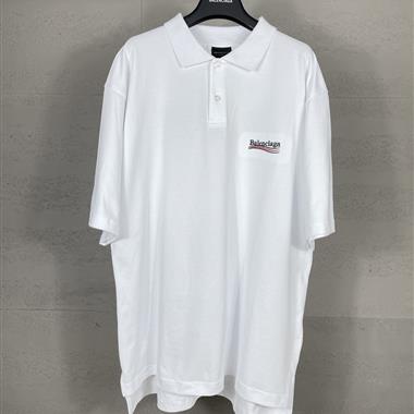 Balenciaga   2025夏季新款短袖POLO衫  尺寸偏大