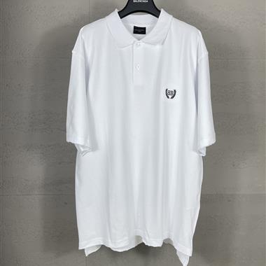 Balenciaga   2025夏季新款短袖POLO衫  尺寸偏大