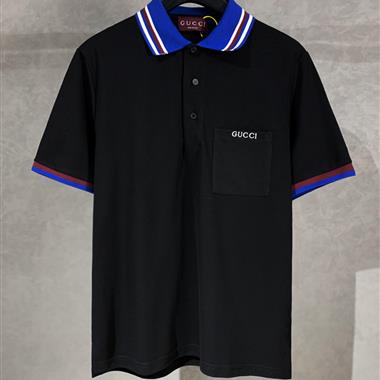 GUCCI   2025夏季新款短袖POLO衫  尺寸偏大