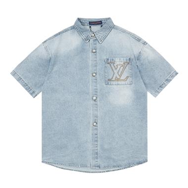 LouisVuitton   2025夏季新款短袖襯衫  尺寸偏大