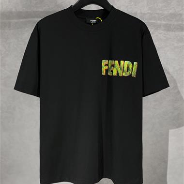 FENDI   2025夏季新款短袖T恤  尺寸偏大