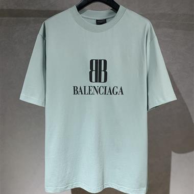 Balenciaga   2025夏季新款短袖T恤  尺寸偏大