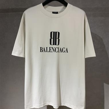 Balenciaga   2025夏季新款短袖T恤  尺寸偏大