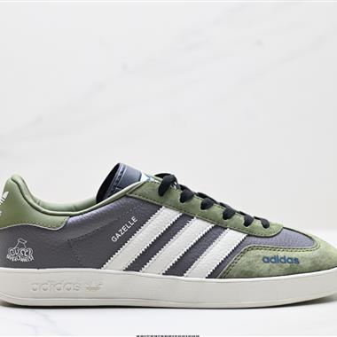 Adidas Originals Gazelle indoor 三葉草百搭低幫休閑運動板鞋