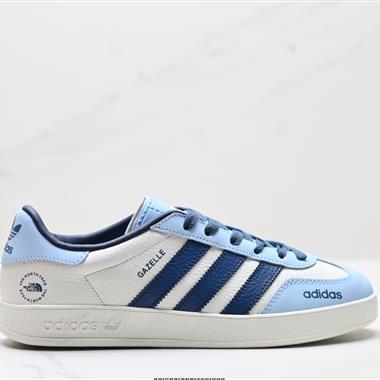 Adidas Originals Gazelle indoor 三葉草百搭低幫休閑運動板鞋