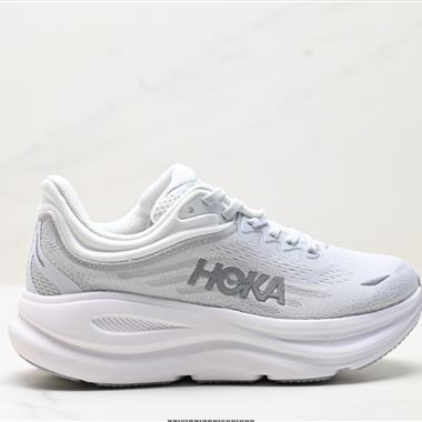 HOKA ONE ONE Bondi 9 復古舒適防滑耐磨 低幫 山地戶外跑步鞋