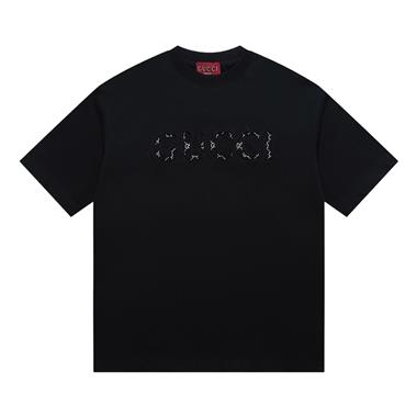 GUCCI   2025夏季新款短袖T恤 尺寸偏大