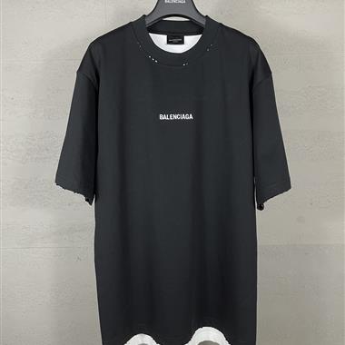 Balenciaga   2025夏季新款短袖T恤  尺寸偏大
