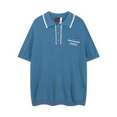 GUCCI   2025夏季新款短袖POLO衫  尺寸偏大
